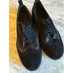 Ann Demeulemeester Men's Black Suede Sneakers